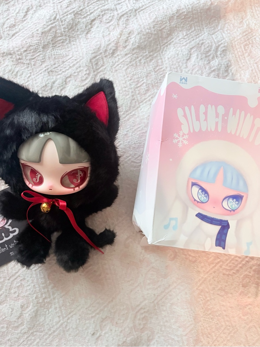 Jazz, Black Cat | Silent Winter Inns Collectable Keychain Plush | Original Box